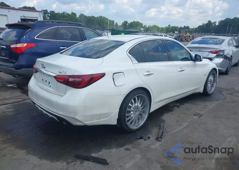 2018 Infiniti Q50 3.0T Sport z USA, uszkodzony, nr VIN JN1EV7AR5JM438152